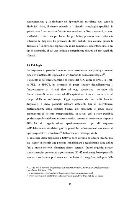 Introduzione La Correlazione Tra Il Deficit Delle Funzioni Esecutive E Il Deficit Di