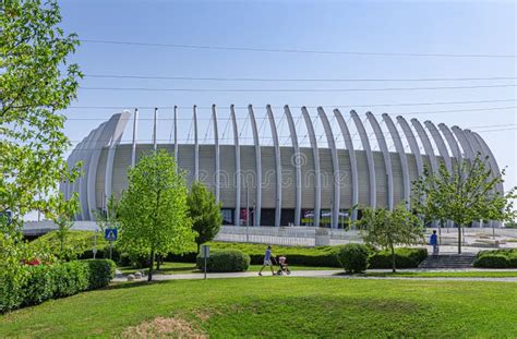 The Arena of the Stadium of the Football Team Dinamo Zagreb, in Zagreb, Croatia. Editorial ...