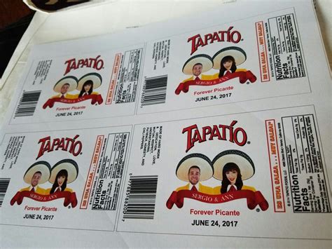 Tapatio Label Template