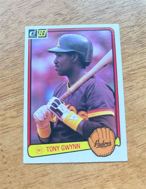 Dcc 1983 Donruss Tony Gwynn Rookie Rc San Diego Padres 598 Nm Mt Ebay