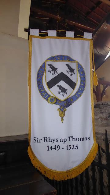 Codlinsandcream2 The Tomb Of Sir Rhys Ap Thomas In St Peters Church