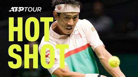 Hot Shot Nishikori Clobbers 137 Kph Backhand Winner In Rotterdam 2019 Youtube