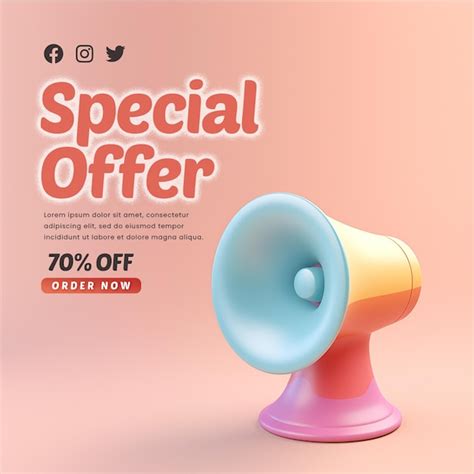 Premium Psd Psd Sale Promotion Social Media Post