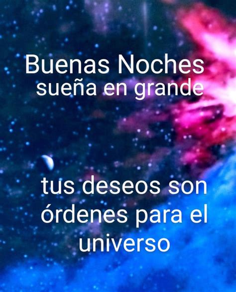 An Image Of The Sky With Stars And Planets In It That Says Buenas