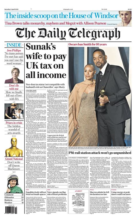 The Telegraph On Twitter The Front Page Of Tomorrow S Daily