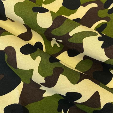 Military Camouflage Print Fabric 100% Cotton $6.99/yard Sold BTY