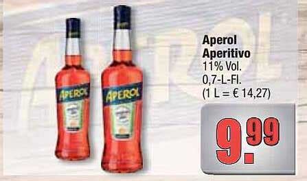 Aperol Aperitivo Angebot bei Alldrink - 1Prospekte.de