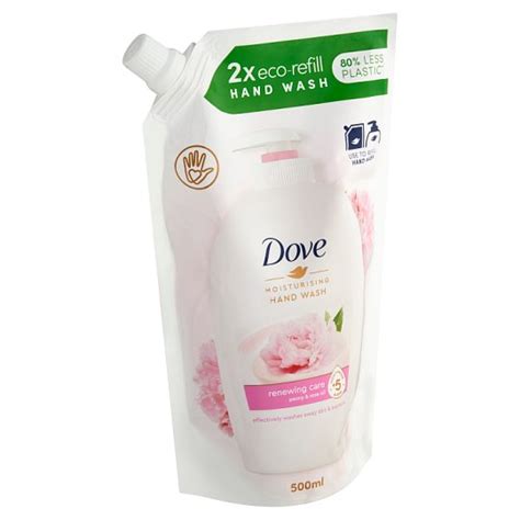 Dove Peony Rose Oil Hand Wash Refill Ml Tesco Groceries