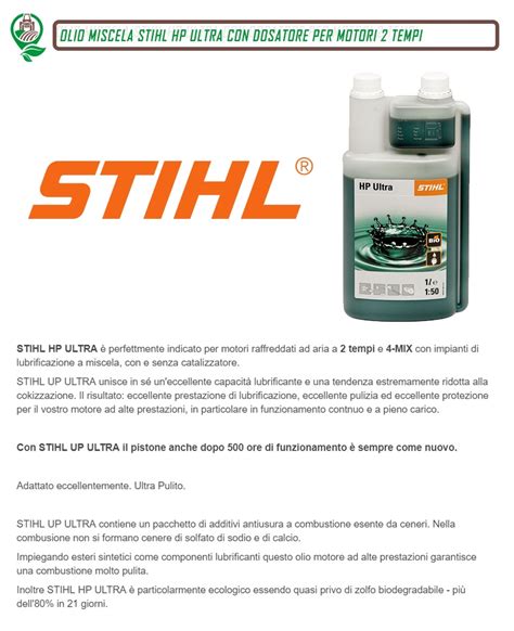 OLIO STIHL MISCELA HP ULTRA LT 1