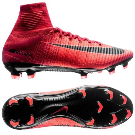 Nike Mercurial Superfly V Fire - University Red/Black - Flat 30% off