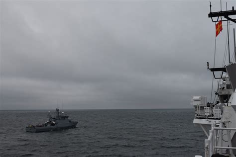 DVIDS - Images - USCGC Hamilton conducts at-sea engagements with ...