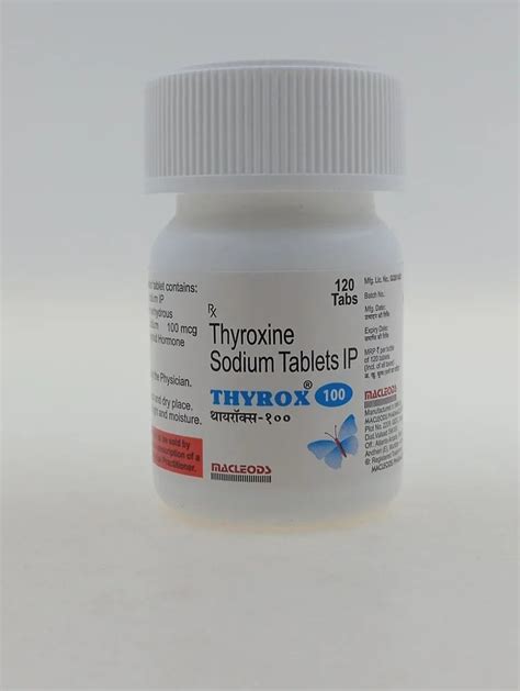 Thyrox Thyroxin Sodium 100 Mg Tablets At Rs 189bottle In Mumbai Id