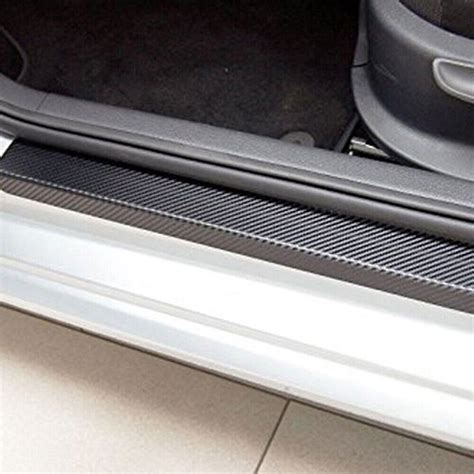 Buy X Carbon Fiber Car Door Plate Sill Scuff Cover Anti Scratch