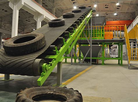 Waste Tyre Shredder Machines Tires Recycling Production Line For Sale