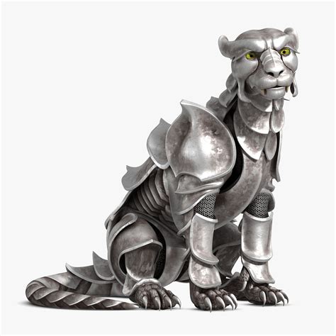 Tiger in armor (Rigged) 3D Model $199 - .obj .max - Free3D