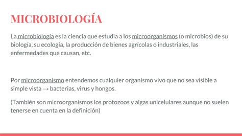 PDF MICROBIOLOGÍAA La microbiología es la ciencia que estudia a los