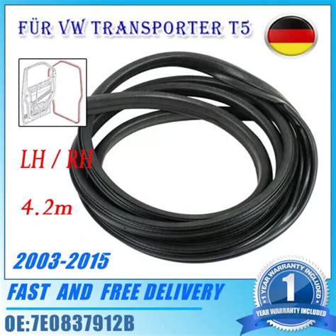 F R Vw Transporter T T Rdichtung Dichtung Links Fahrerseite E B