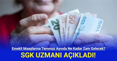 SGK Uzmanı Murat Bal Temmuz Ayında Emeklilere Gelecek Zam Oranını Açıkladı