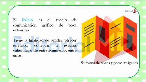 Características de un Folleto para Niños de Primaria