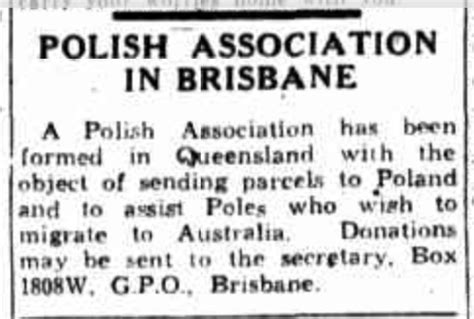 Polish Association Brisbane Milton Today