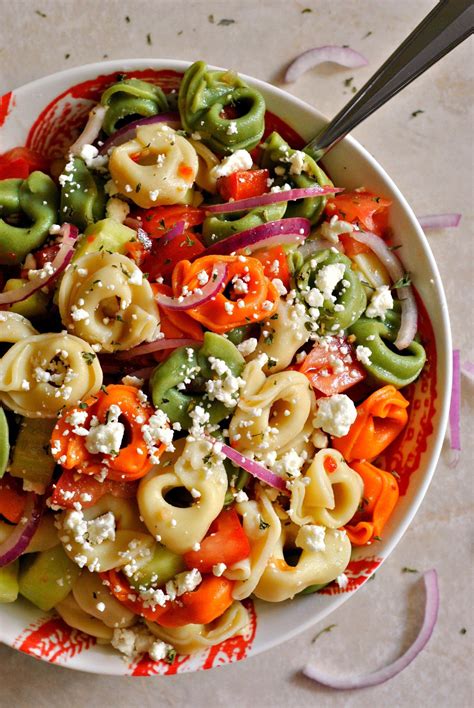 This Greek Tortellini Pasta Salad Is Summer Cookout And Bbq Ready Soft