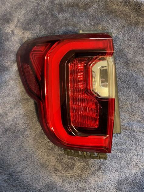 2020 2021 Gmc Acadia At4 Oem Led Tail Light Lh Lt Left Driver Outer No Damage For Sale Online Ebay