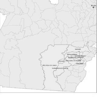 Municípios selecionados Pará Download Scientific Diagram