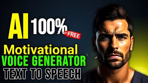 Best Ai Voice Generator For Motivational Video 2023 Text To Speech Youtube