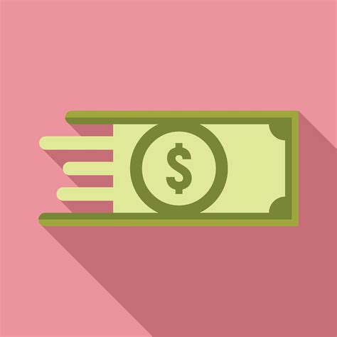 Fast Money Transfer Icon Flat Style 14524877 Vector Art At Vecteezy