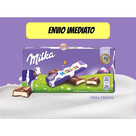 Chocolate Milka Milkinis G Barrinhas Individuais Shopee Brasil