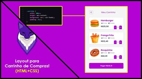 Do Zero Layout De Carrinho De Compras Html E Css Como Criar Um