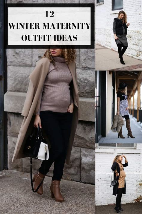 12 Winter Maternity Outfit Ideas Maternity Fashion My Chic Obsession