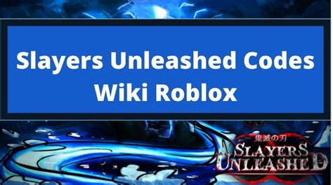 Slayers Unleashed Codes Wiki NEW MrGuider