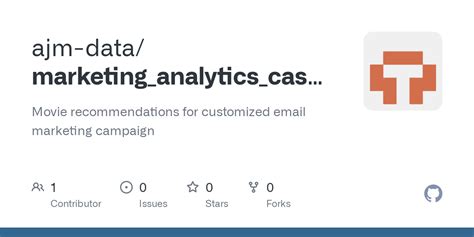 Github Ajm Datamarketinganalyticscasestudy Movie Recommendations