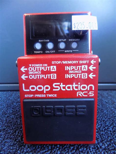 Boss RC 5 Loop Station Looper Pedal Reverb