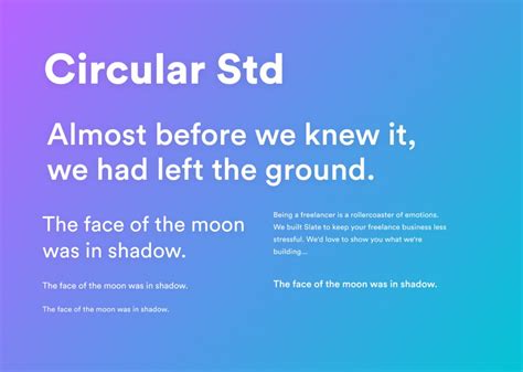 Circular Std Font Font World