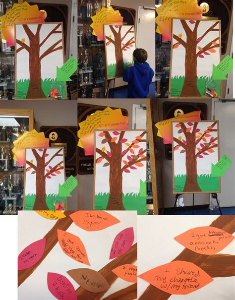 A School Wide Activity To Show How People Are Being Big Draw A Tree On