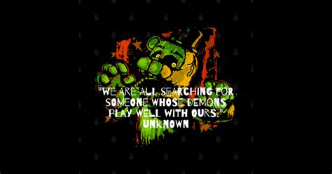 Five Nights At Freddys Quotes Five Nights At Freddys Sticker Teepublic