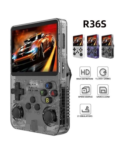 R36s Retro Handheld Video Game Console Linux System 35 Inch Ips Screen