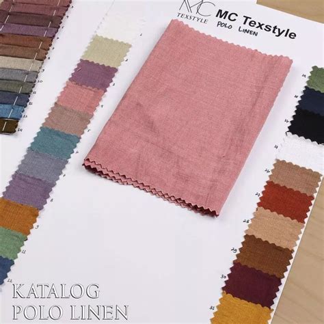 Bahan Polo Linen Mc Texstyle