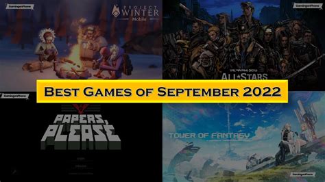 Top 5 Best Mobile Games Of September 2022 Trendradars