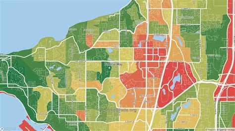 Federal Way, WA Violent Crime Rates and Maps | CrimeGrade.org