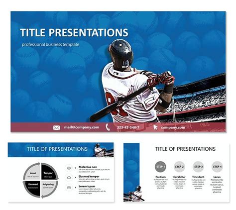 Baseball League PowerPoint templates