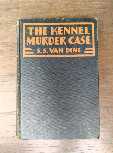 1933 First Canadian Edition Of Murder Mystery Novel The Kennel Murder