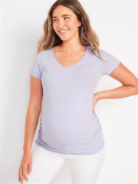 Maternity Everywear Fitted Scoop Neck T Shirt Old Navy