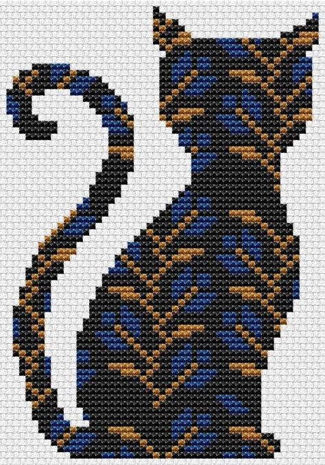 Cat Silhouette 10 Cross Stitch Pattern | Cross stitch, Stitch patterns ...