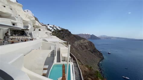 Santorini Infinity Pool Stock Video Footage - 4K and HD Video Clips ...