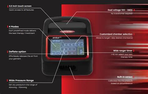 AIR RELAX AR 4 0 Leg Recovery System User Guide