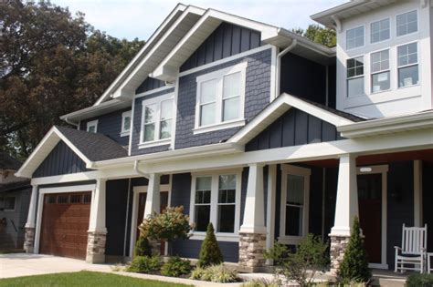 Deep Ocean James Hardie Siding Kirkwood Mo Campagne Façade St Louis Par Siding