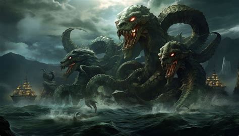 Hydra The Greek Monster With Nine Heads